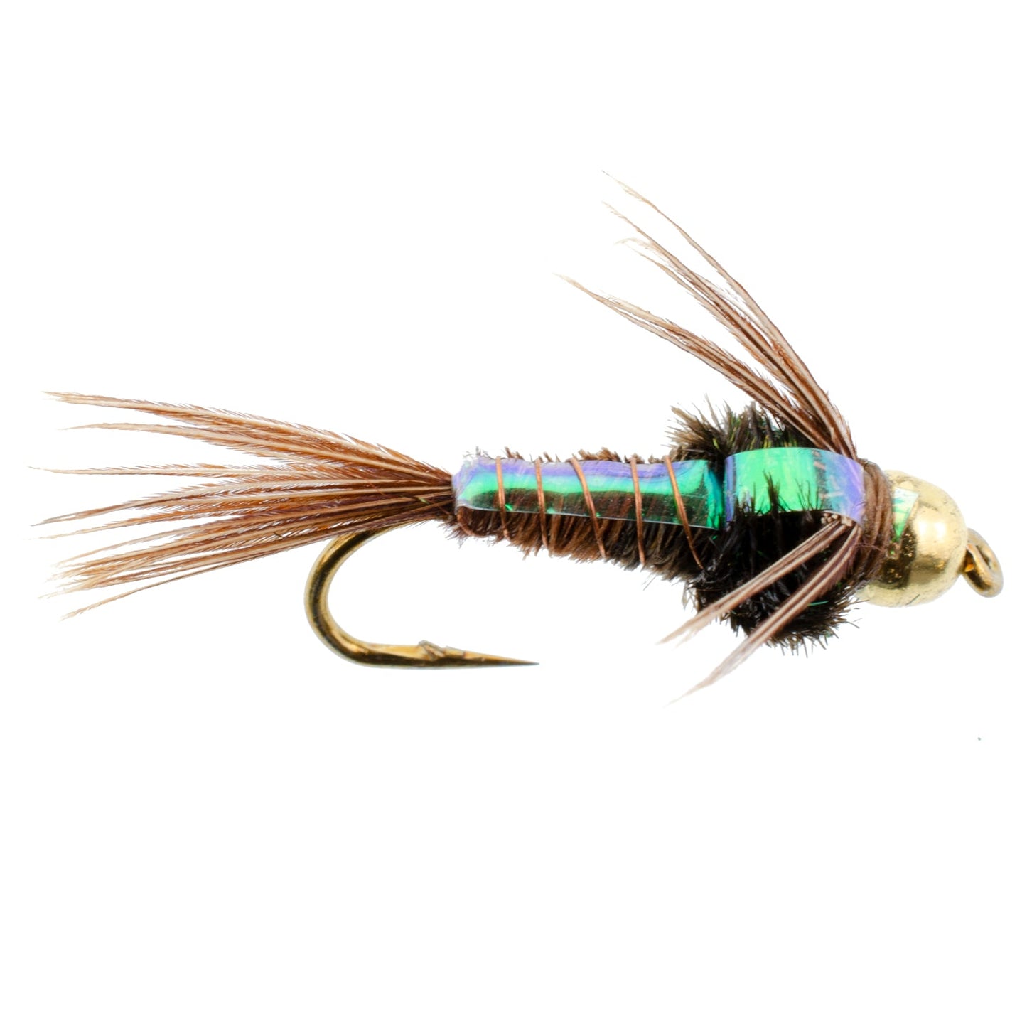 Basics Collection - Beaded Pheasant Tail Nymph Assortment - 10 Flies #14-18