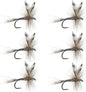 Barbless Adams Classic Dry Fly - Set of 6 - Hook Size 12
