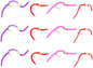 Trout Fly Assortment - San Juan Worm Power Bead Wet Nymph Fly Fishing Flies -  1 Dozen Hook Size 10 - 3 Each of 4 Patterns