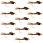 Barbless Bead Head Pheasant Tail Nymph Fly 1 Dozen Flies Hook Size 12