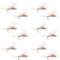 Parachute Super Flash Purple Haze Dry Fly - 12 Flies Size 12