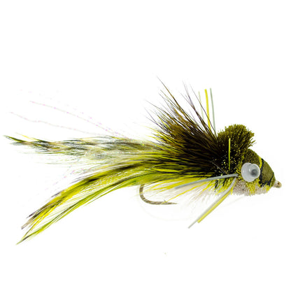 Bass Bug Collection - 24 Spun Hair Bass  Flies - Hook Sizes 2,4, 6, 8