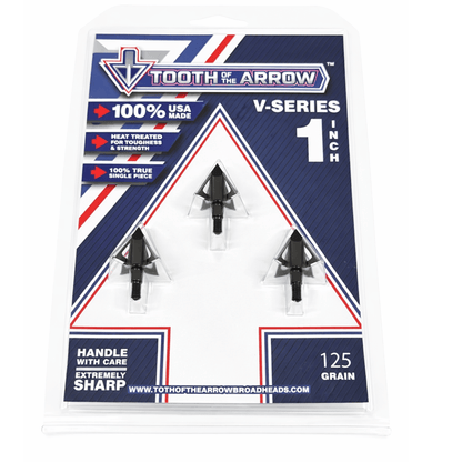 TOTA | 125 grain broadhead | 1-inch vented | fixed blade