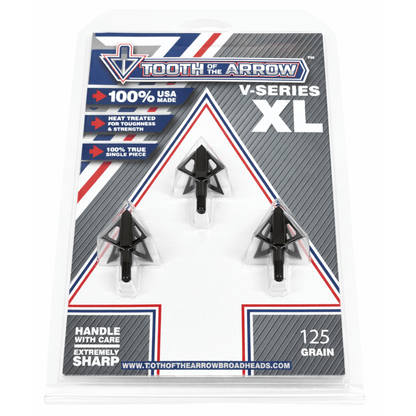 TOTA | 125 grain XL broadhead | 1-3/16-inch vented | fixed blade