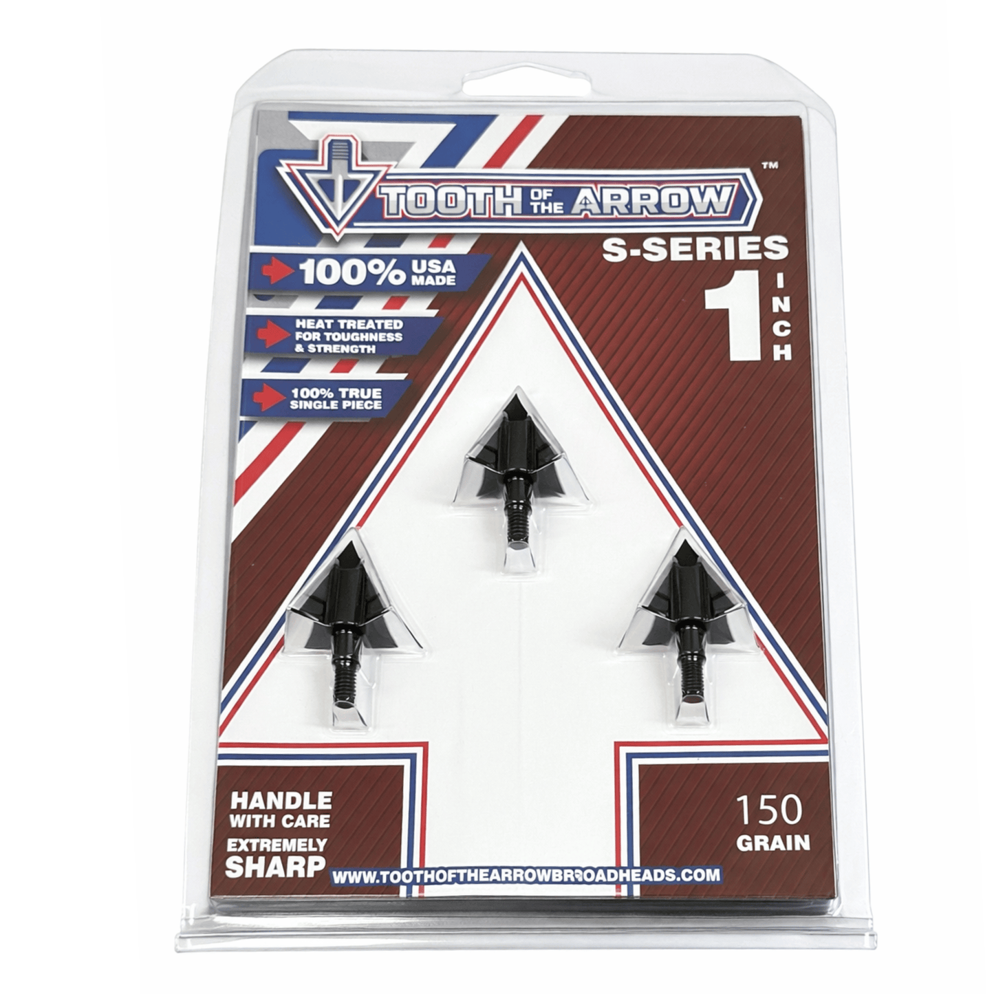 TOTA | 150 grain broadhead | 1-inch solid | fixed blade